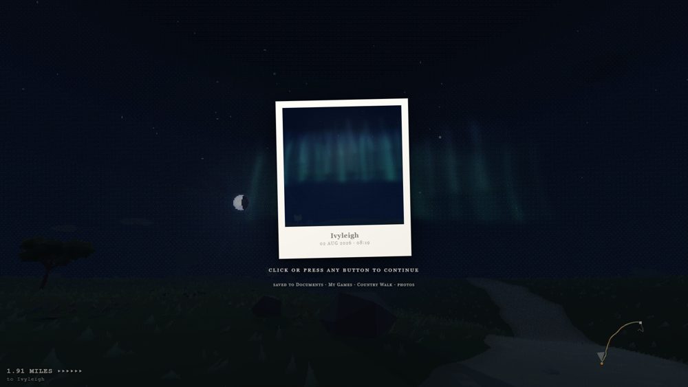A photograph of the aurora taken at night